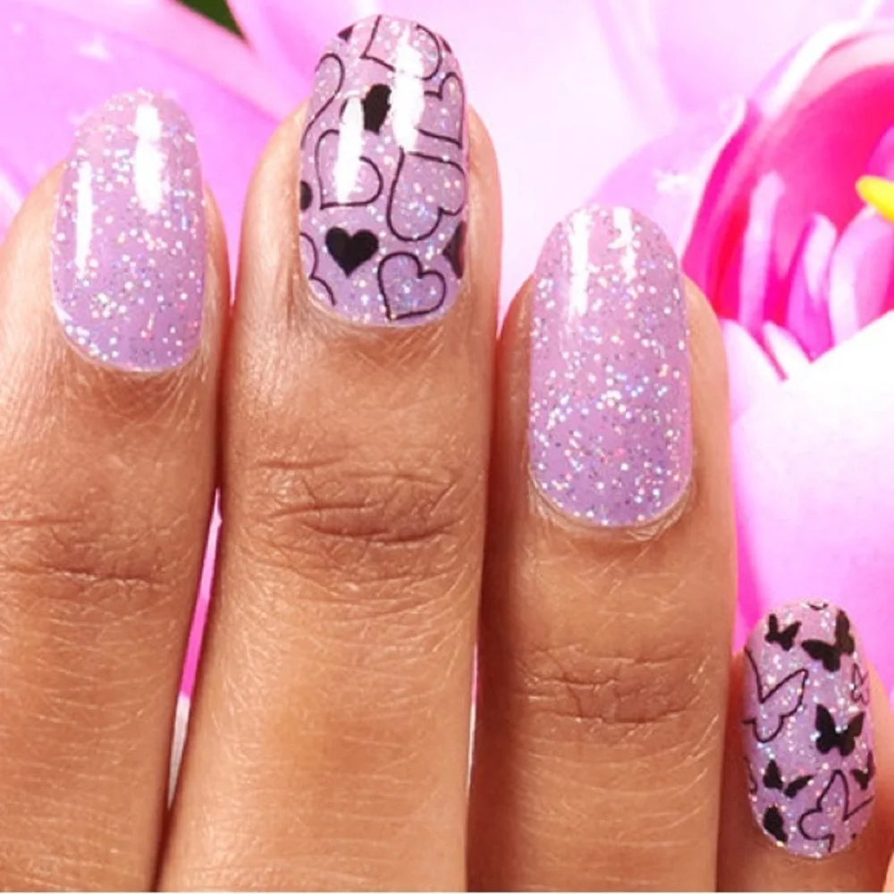 5/$25 color street nail wrap butterflies hearts for the cause ribbon awareness - Picture 2 of 6